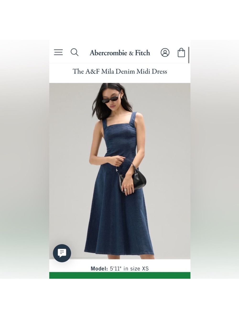 Abercrombie Mila denim dress